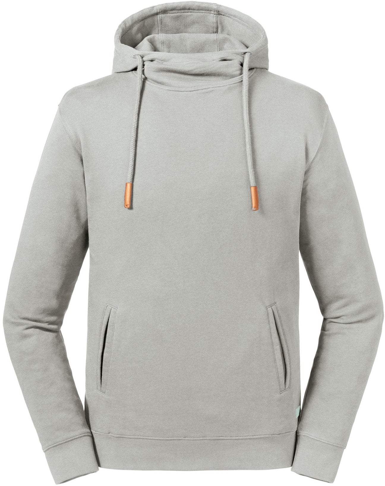Russell Pure Organic High Collar Hood Sweat - Stone