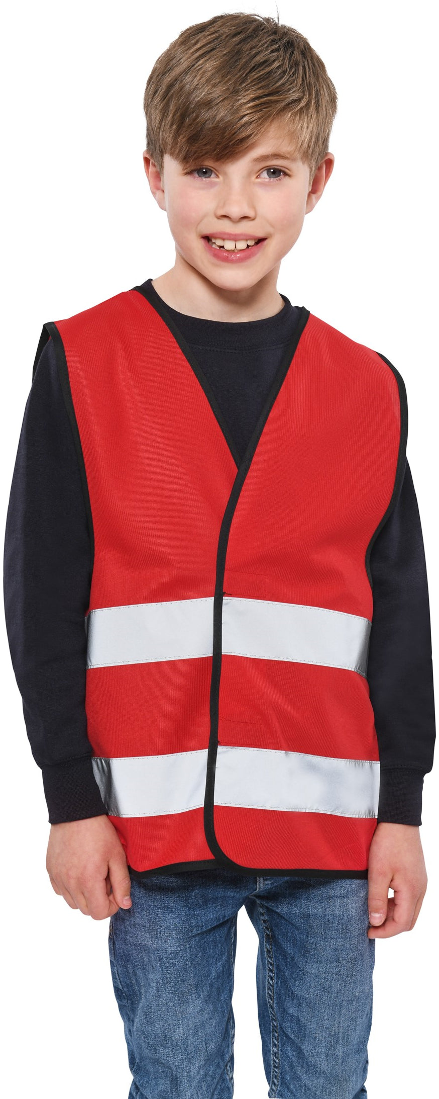 Korntex High Vis Safety Vest Youths - Red