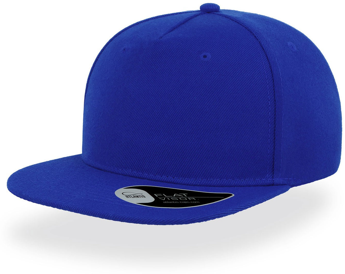 Atlantis Snap Five Flat Visor 5 Panel Cap - Royal