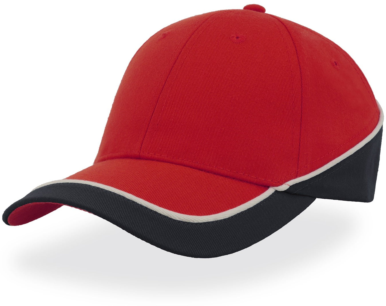 Atlantis Racing Teamwear 6 Panel Cap - Red/Navy