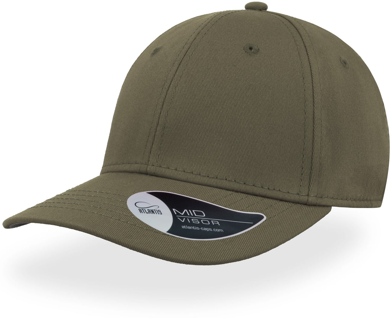 Atlantis Pitcher Flexible Fit 6 Panel Cap - Olive