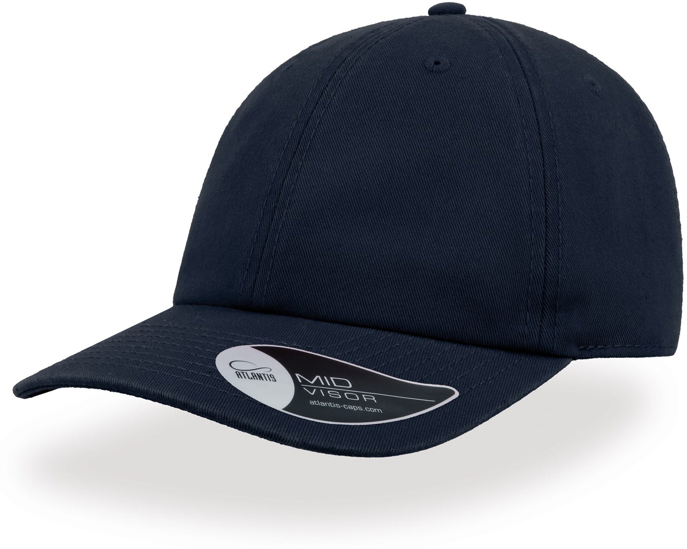 Atlantis Dad Hat Unstructured 6 Panel Cap - Navy