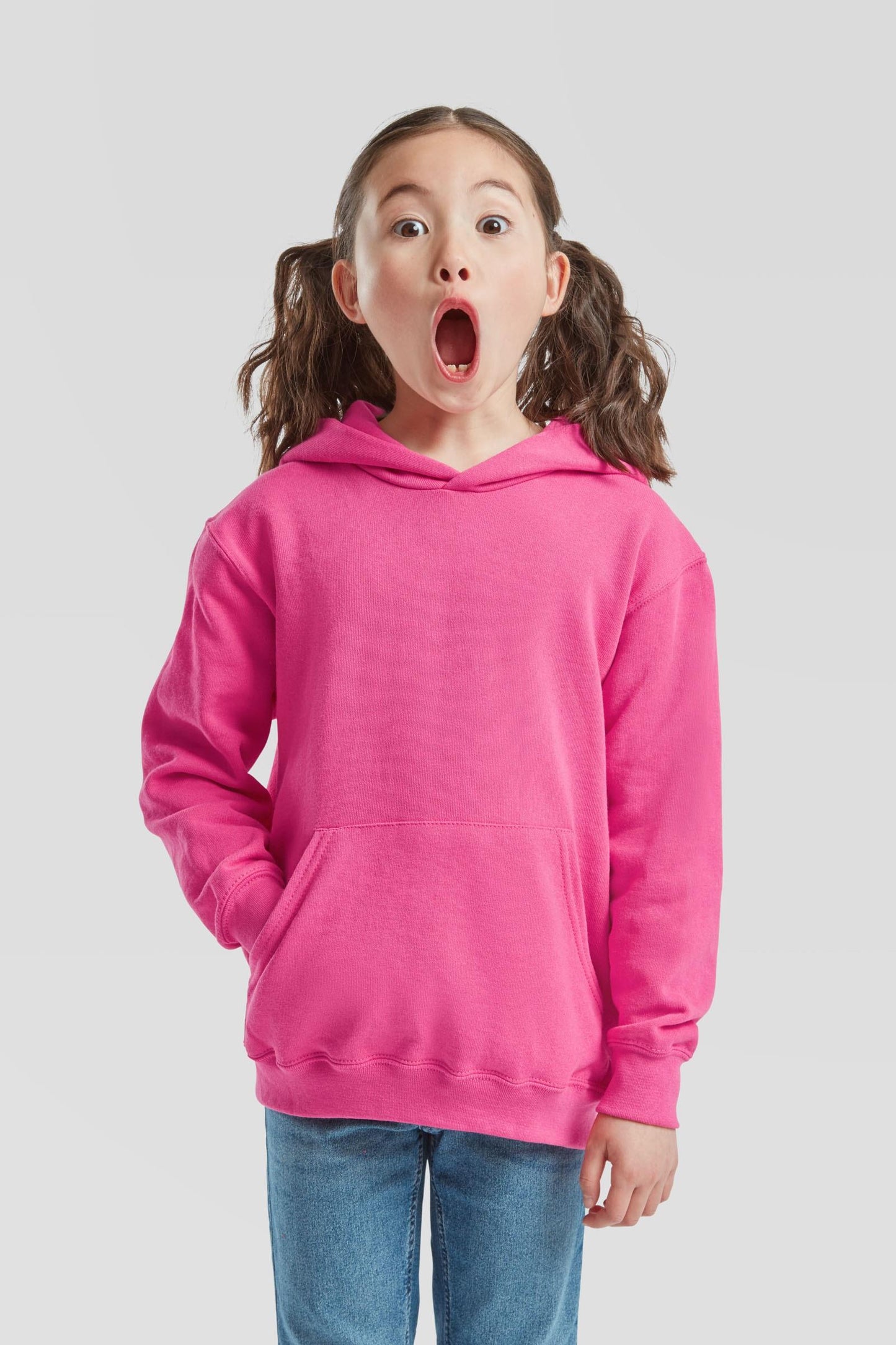 FotL Classic Hooded Sweat Kids - Fuchsia