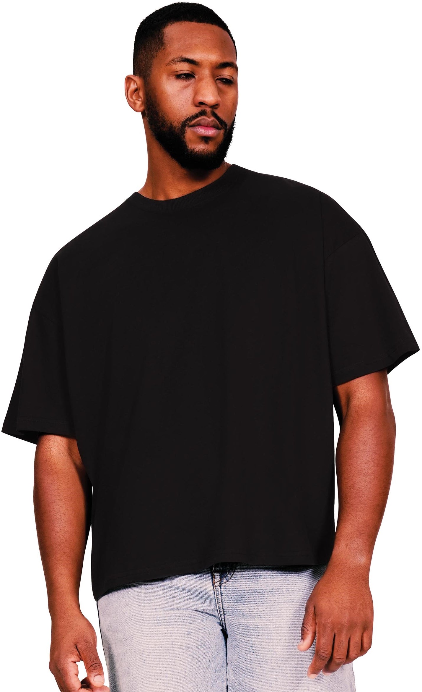 Casual Ringspun Core 150 Boxy Oversize Tall T - Black