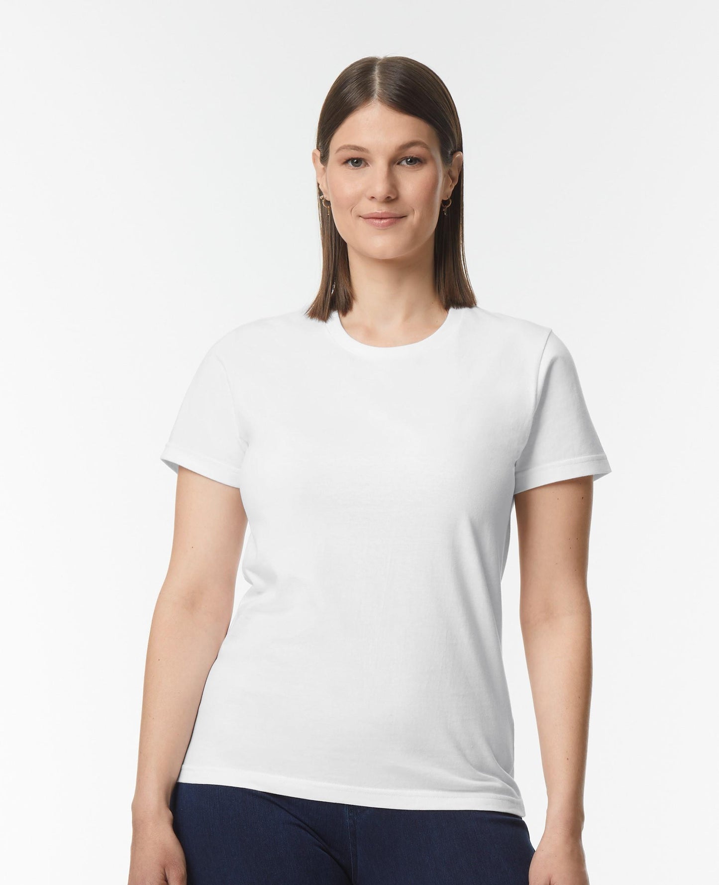 Gildan Softstyle Midweight Ladies T - White
