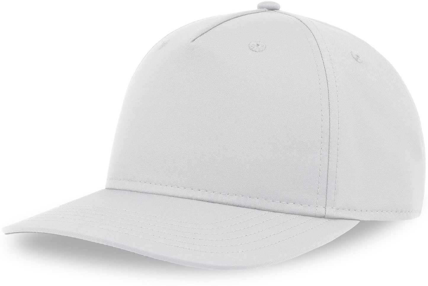 Atlantis Ray S Recycled Performance 5 Panel Cap - White