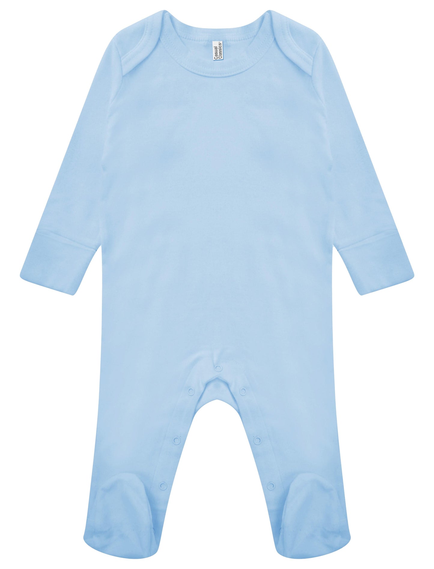 Casual Classic Baby Romper Suit - Light Blue