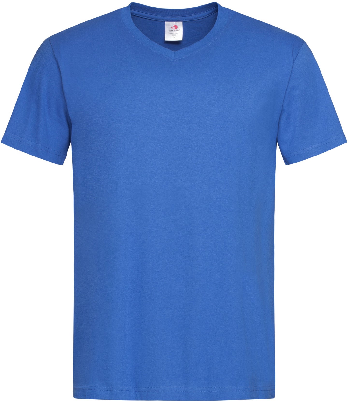 Stedman Classic V Neck T-Shirt - Bright Royal