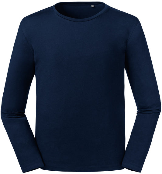 Russell Pure Organic L/S T - French Navy