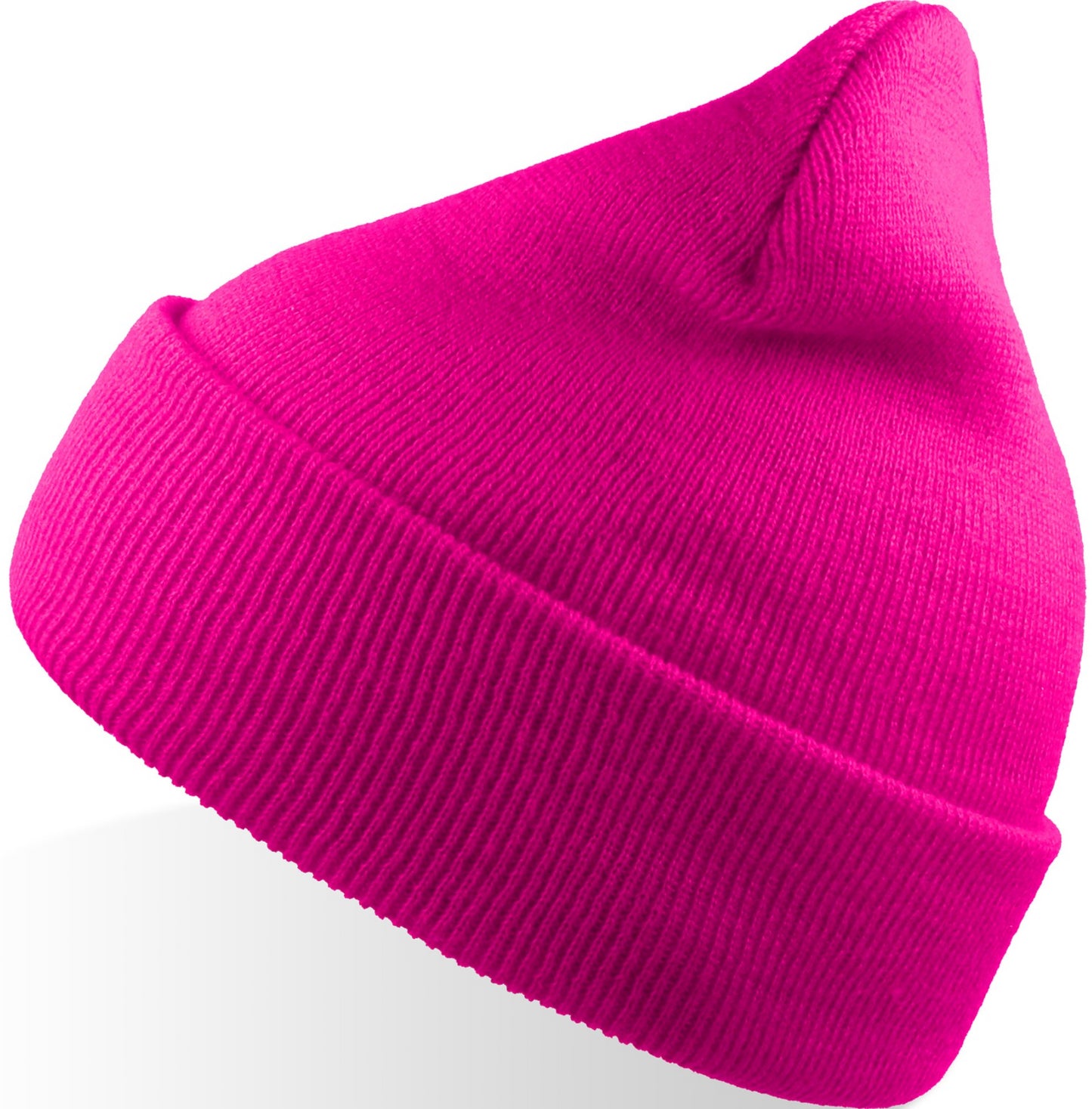 Atlantis Wind S Recycled Beanie Double Skin Cuffed - Fuchsia