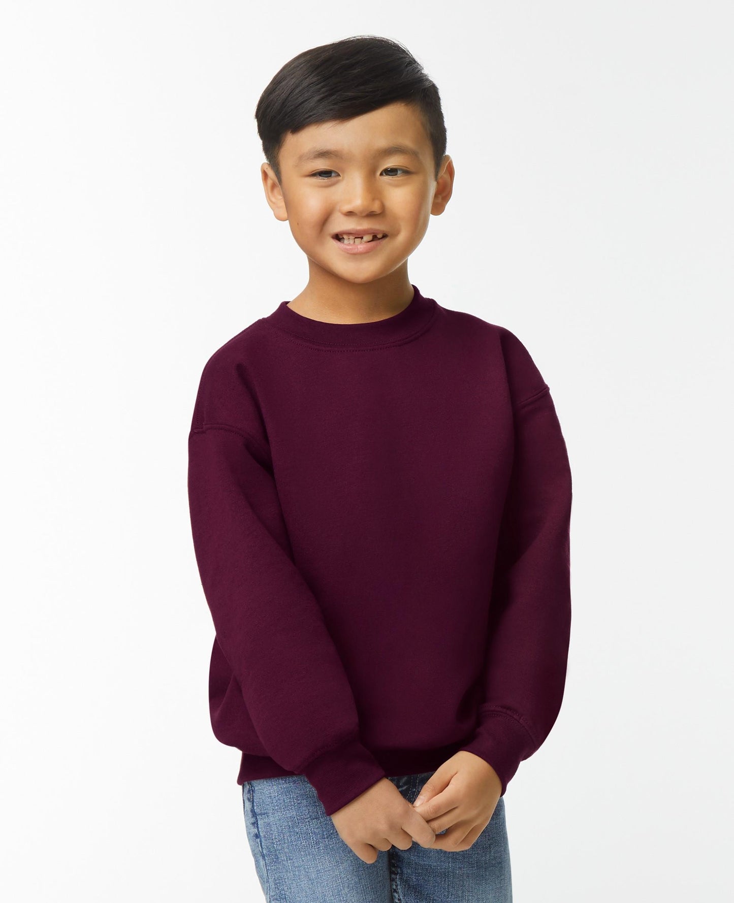 Gildan Kids Set In Sweat - Maroon