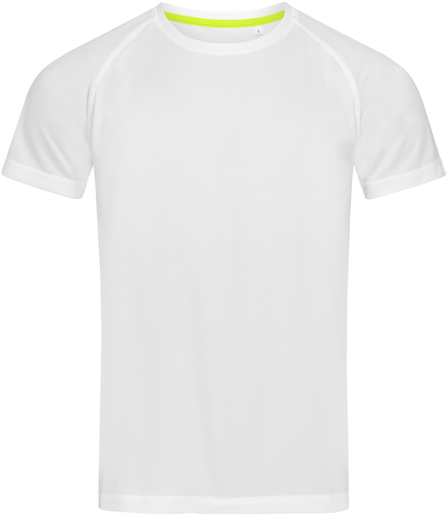 Stedman Active Sports Raglan Mesh Mens T - White