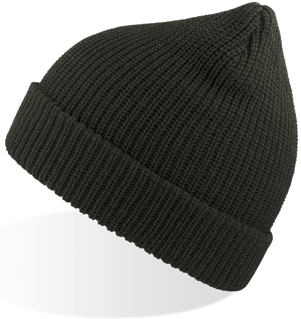 Atlantis Woolly Wool Blend Beanie - Forest Green