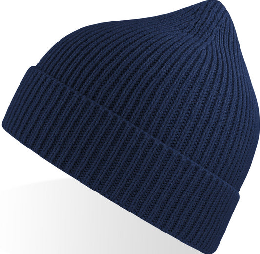 Atlantis Andy Recycled Polyester Acrylic Beanie - Navy