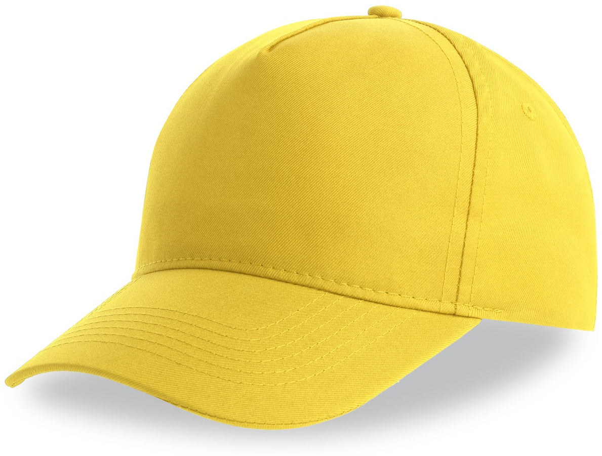 Atlantis Recy Five Recycled Polyester 5 Panel Cap - Yellow