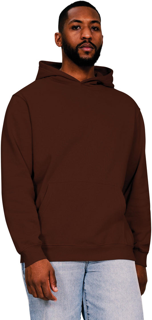 Casual Ringspun Blended 280 Core Hood - Chocolate