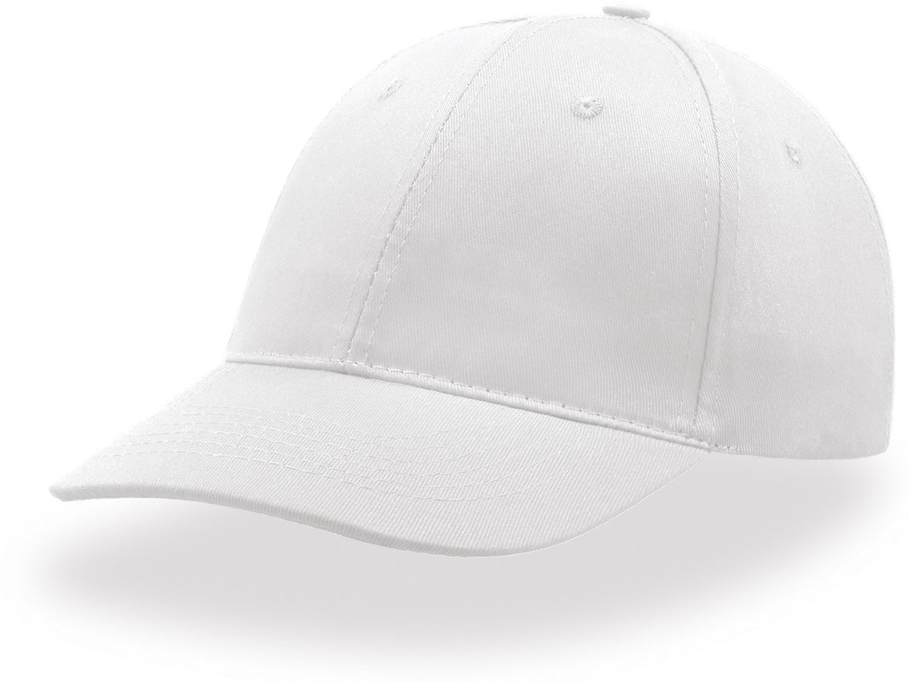 Atlantis Start Six 6 Panel Baseball Cap - White