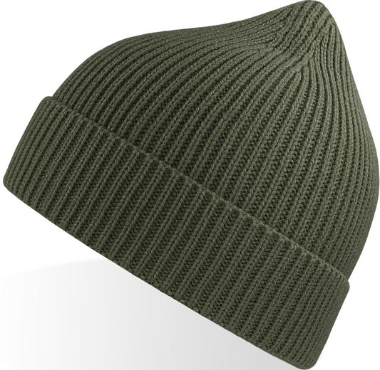 Atlantis Andy Recycled Polyester Acrylic Beanie - Olive