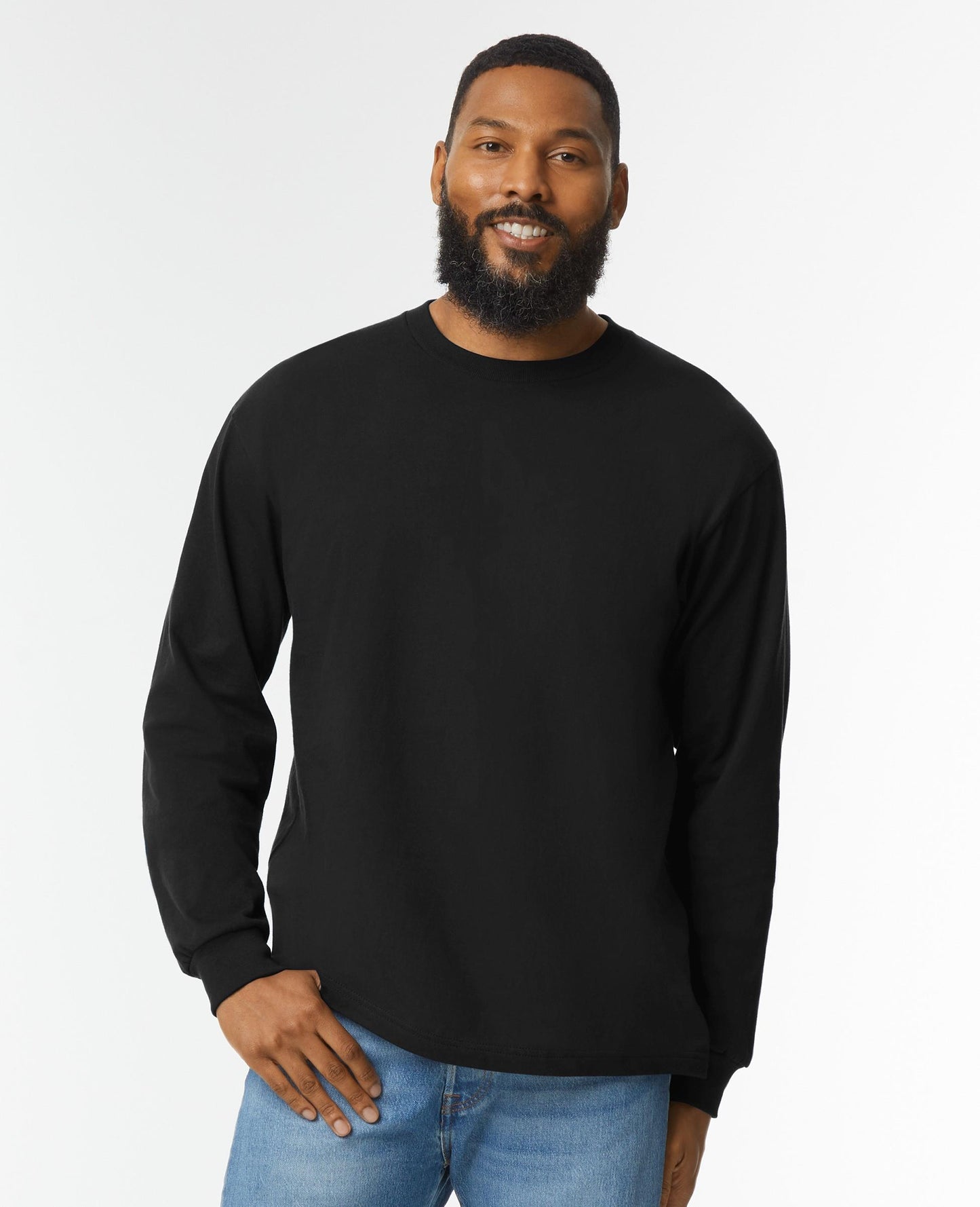 Gildan Hammer L/S T - Black
