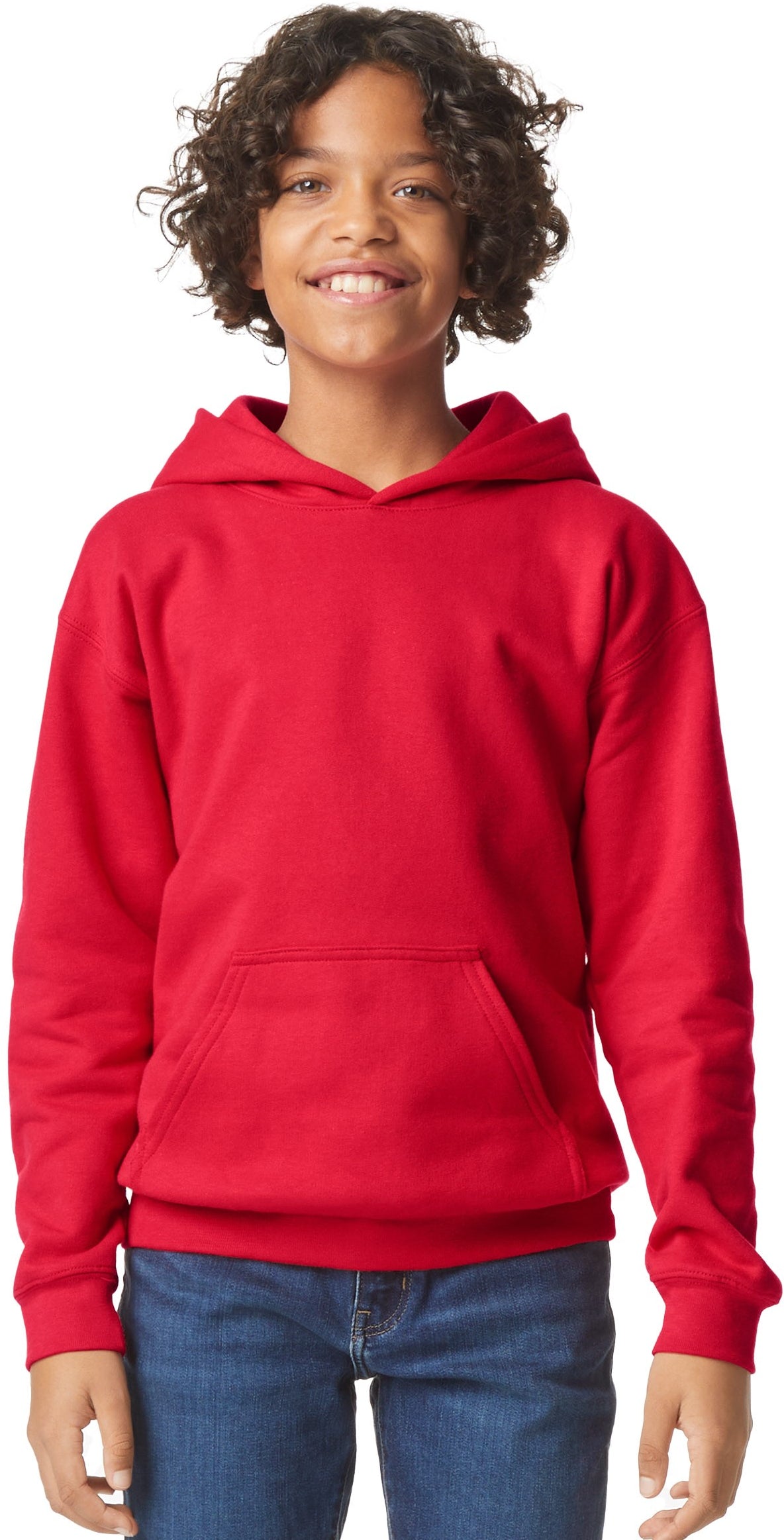 Gildan Softstyle Midweight Pullover Hood Kids - Red