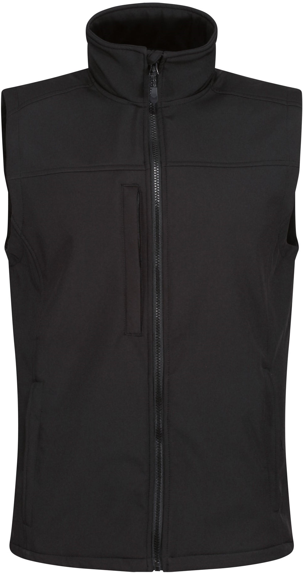 Regatta Flux Softshell Bodywarmer - Black/Black