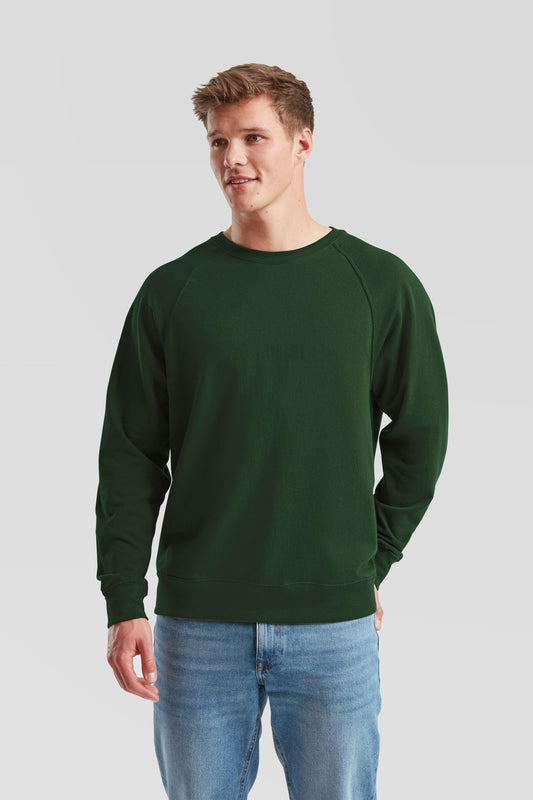 FotL Lightweight Raglan Sweat - Bottle Green