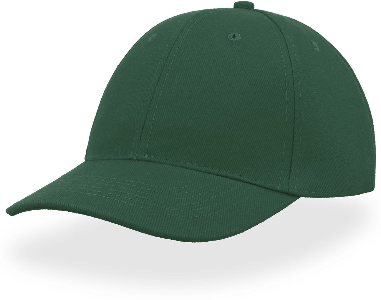 Atlantis Liberty Six Buckle Brushed Cotton 6 Panel Cap - Green