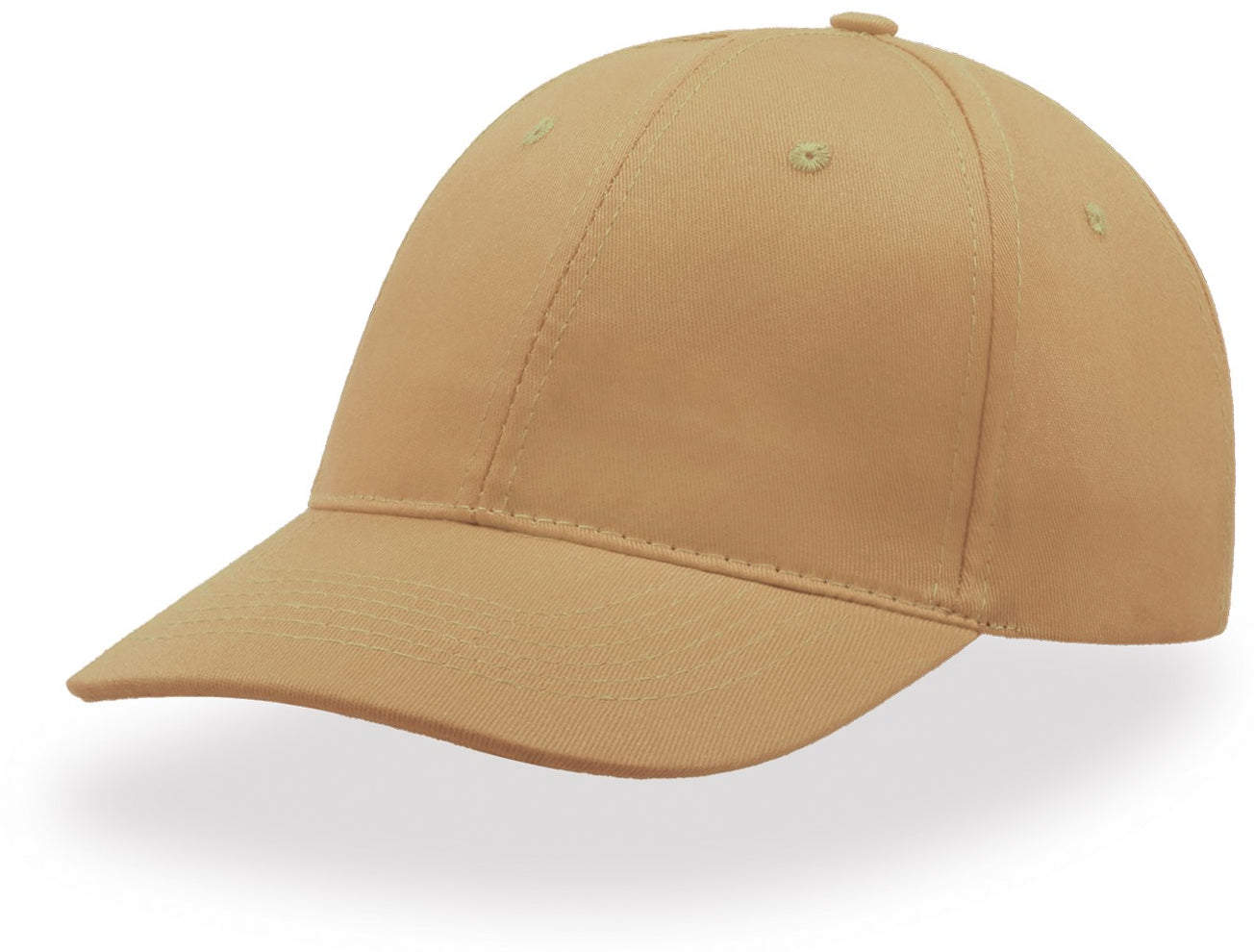 Atlantis Start Six 6 Panel Baseball Cap - Khaki