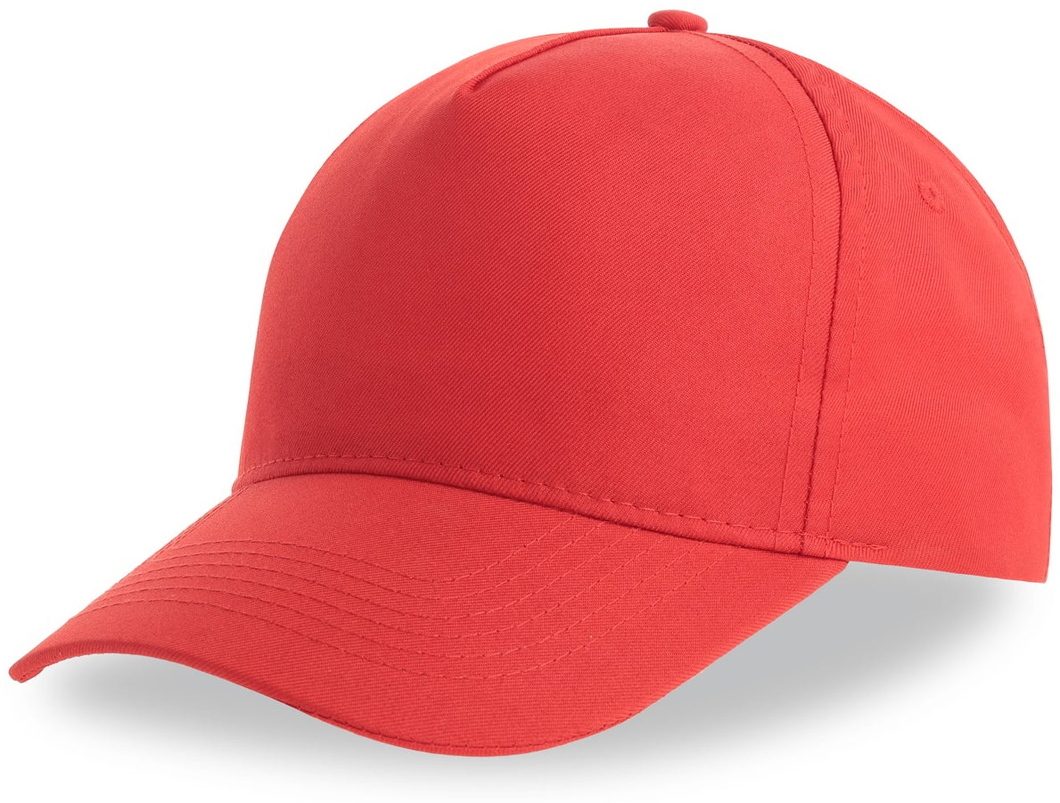 Atlantis Recy Five Recycled Polyester 5 Panel Cap - Red