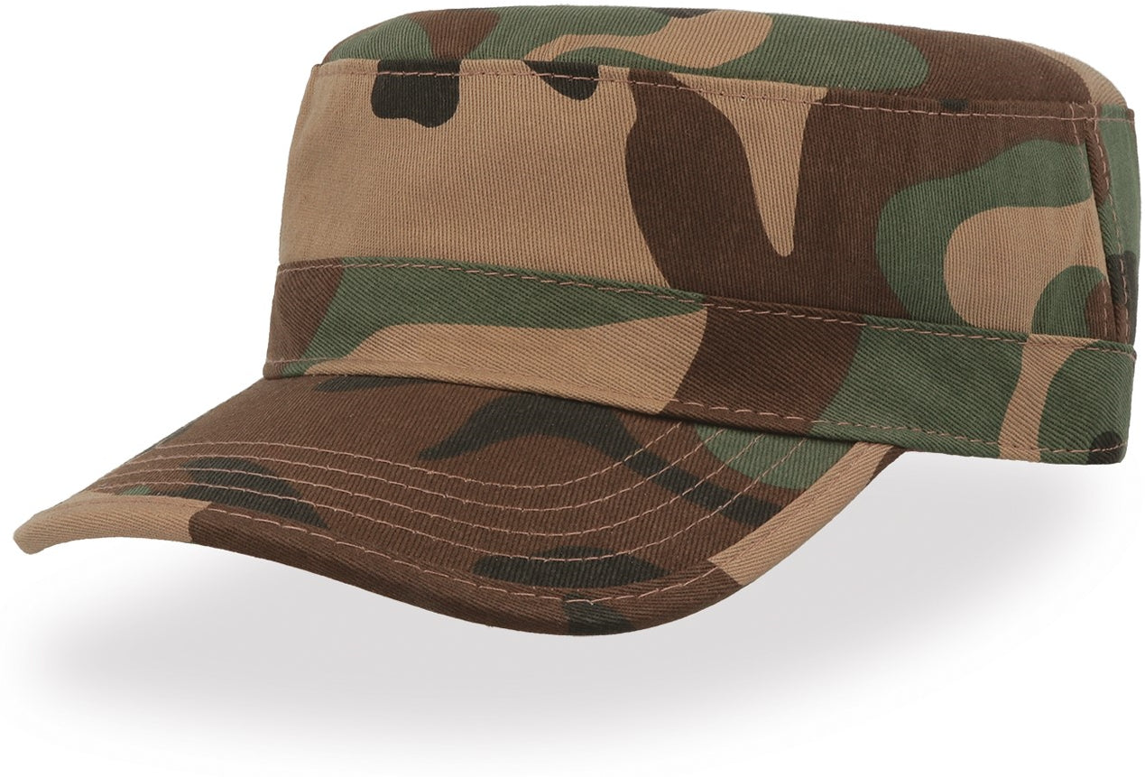 Atlantis Tank Military Cap Brushed Cotton - Camouflage