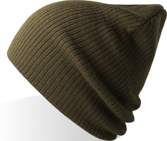 Atlantis Brad S Recycled Slouch Beanie - Olive