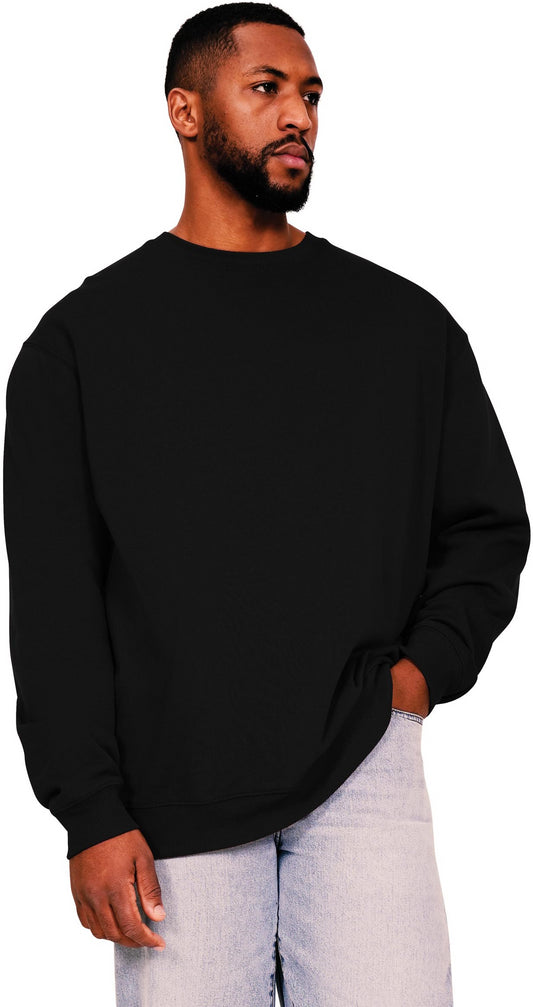 Casual Ringspun Blended 280 Oversize Tall Sweat - Black