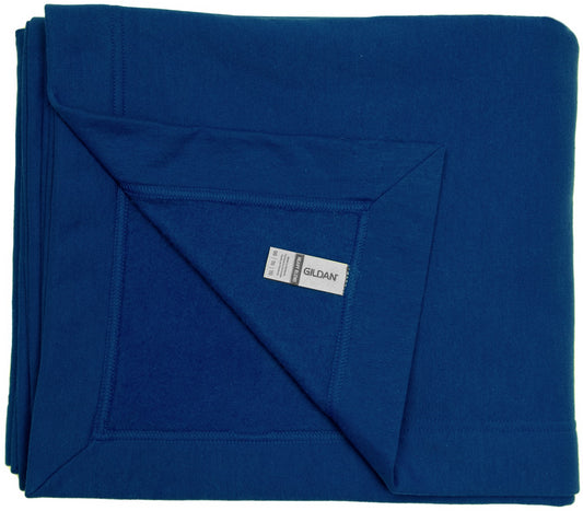 Gildan Heavy Blend Fleece Stadium Blanket - Navy