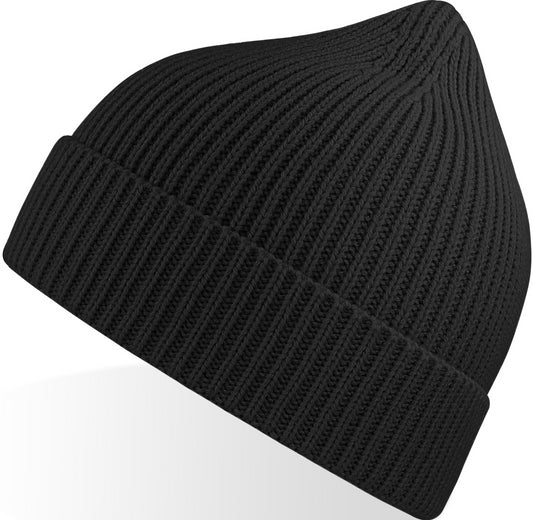 Atlantis Andy Recycled Polyester Acrylic Beanie - Black