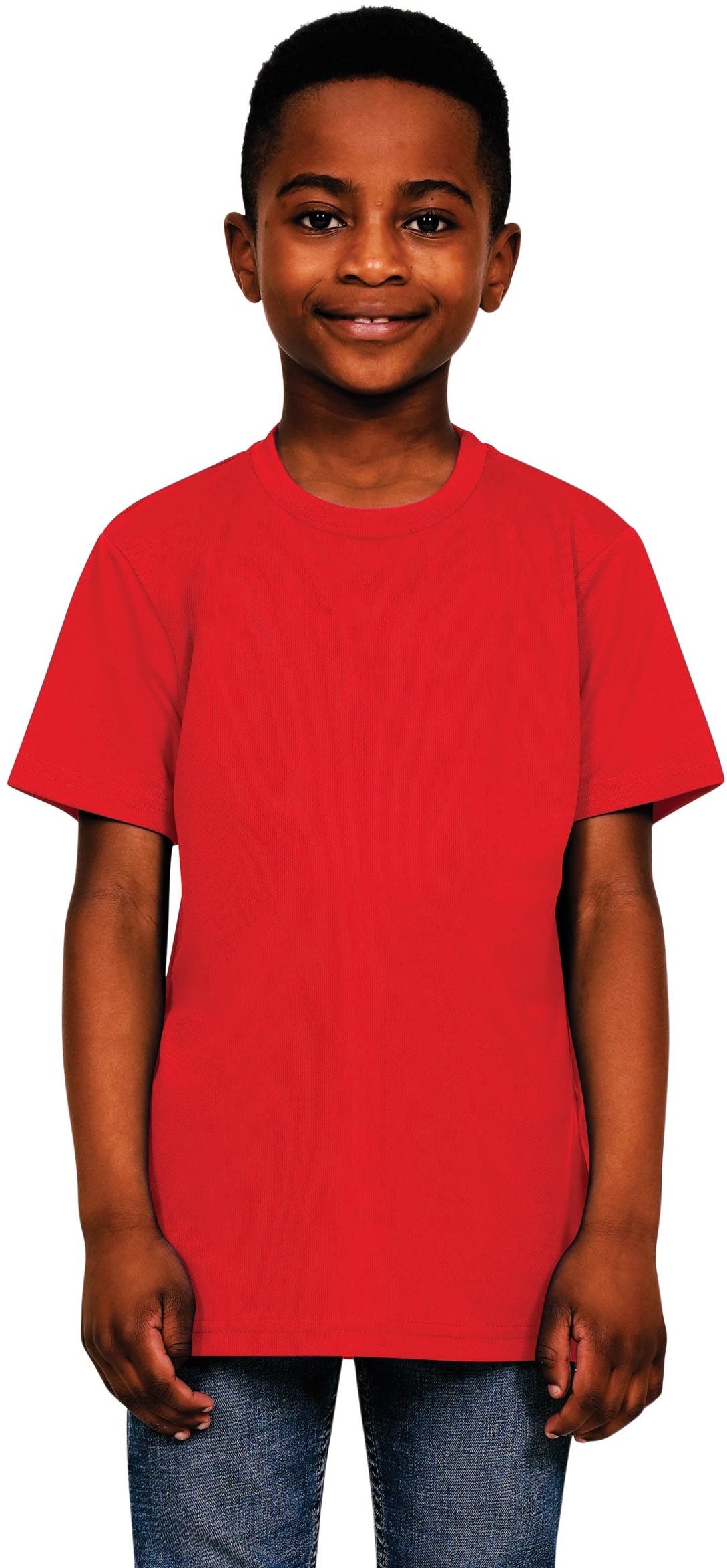Casual Original Tech T Shirt Kids - Red
