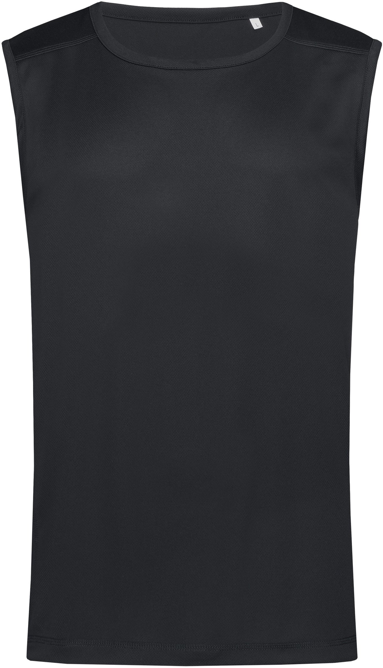 Stedman Active Sports 140 Mens Sleeveless T - Black Opal