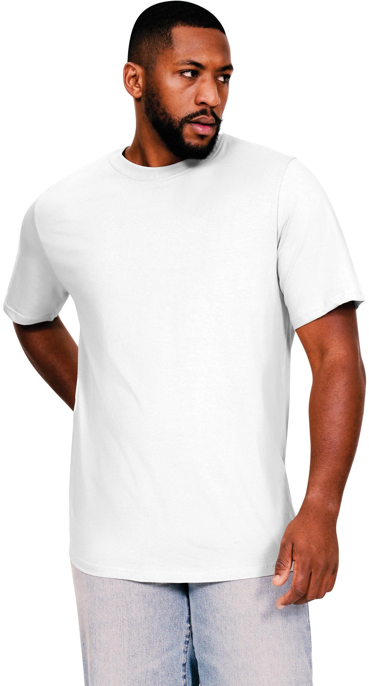 Casual Ringspun Core 150 Tall T - White