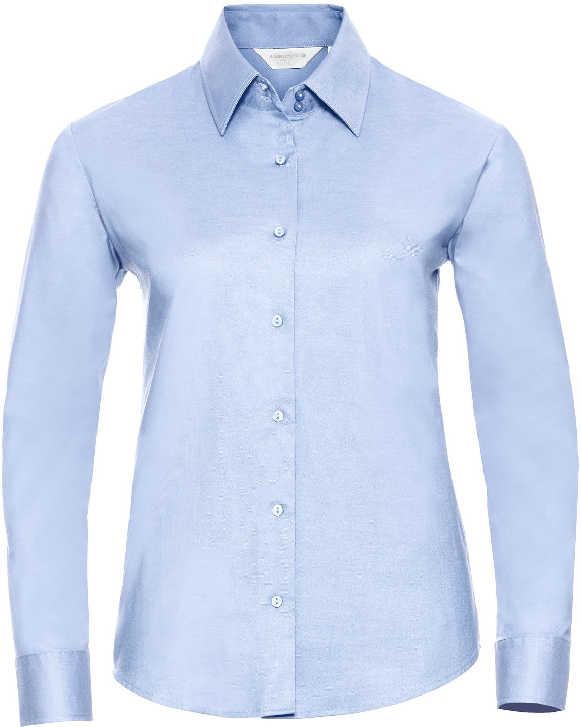 Russell Ladies Oxford L/S Shirt - Oxford Blue