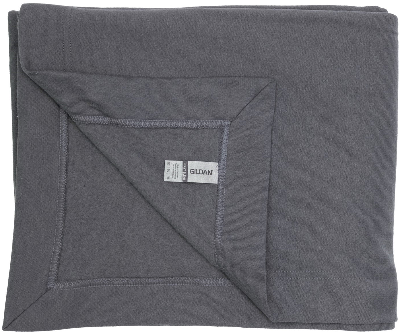 Gildan Heavy Blend Fleece Stadium Blanket - Charcoal