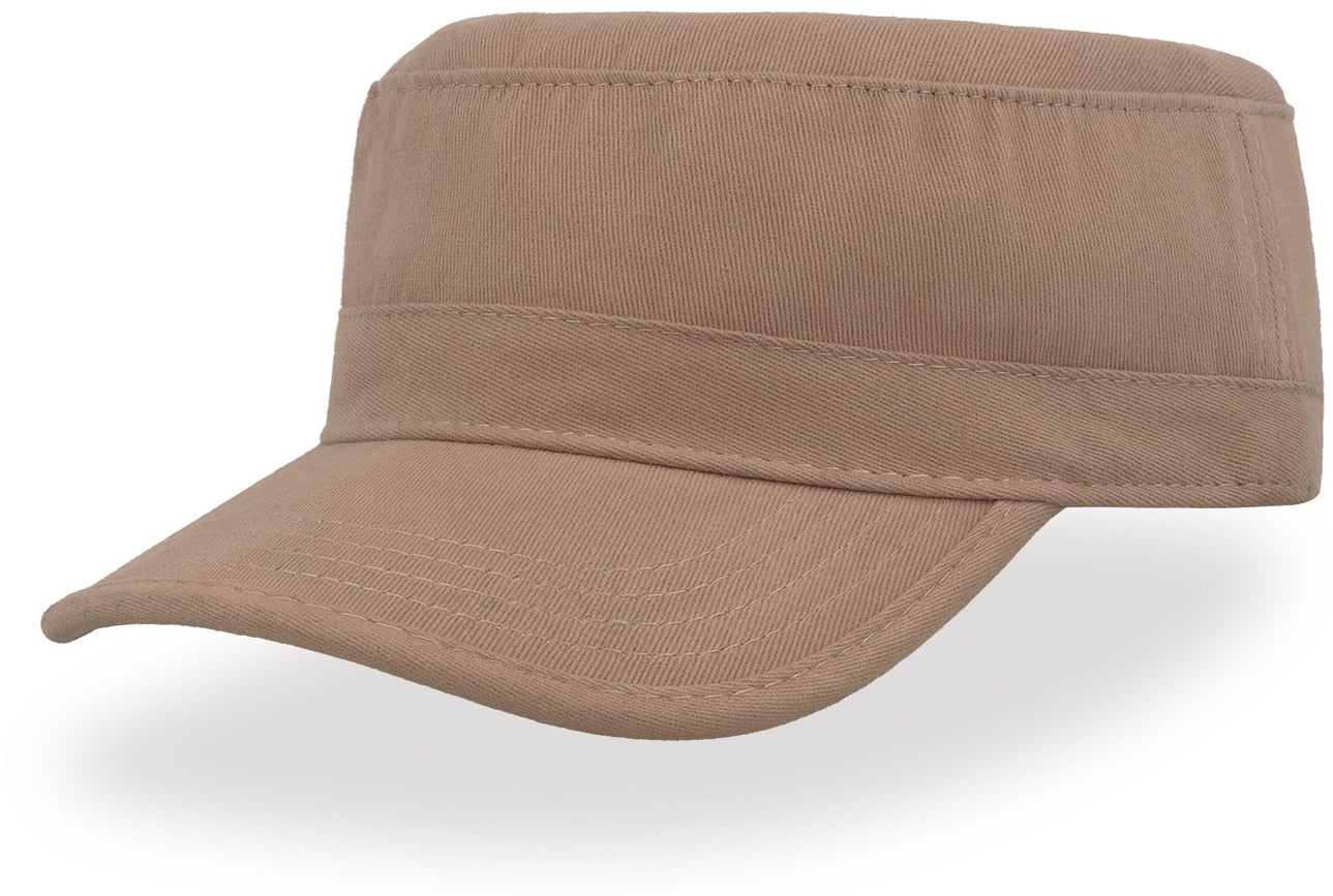 Atlantis Tank Military Cap Brushed Cotton - Khaki