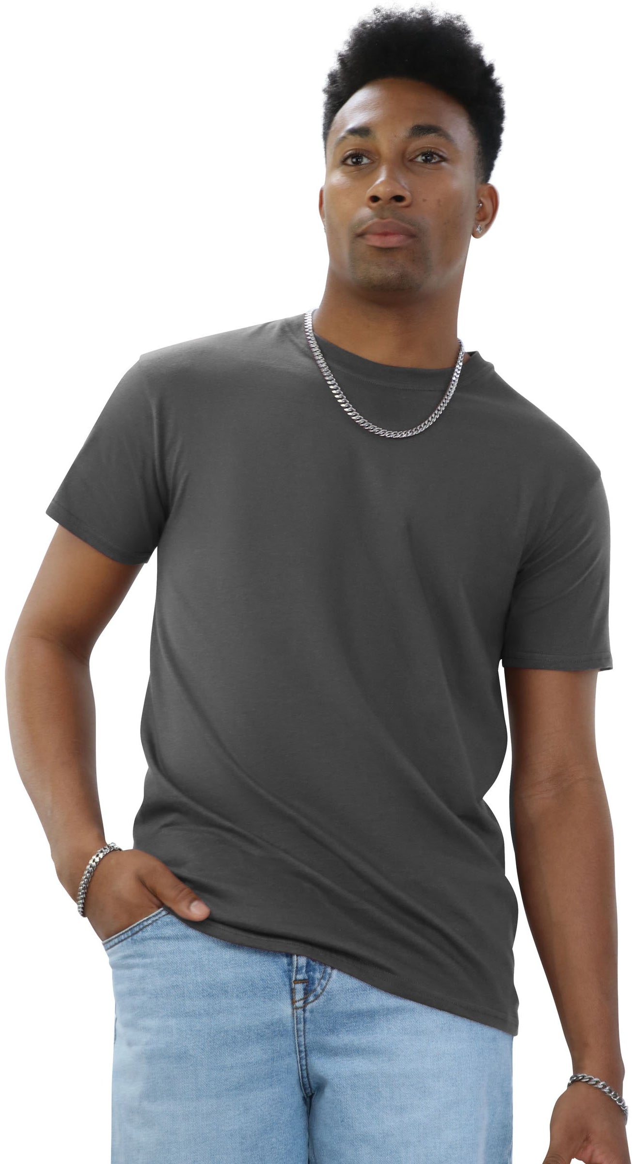 Casual Ringspun Organic Classic T 150 - Charcoal