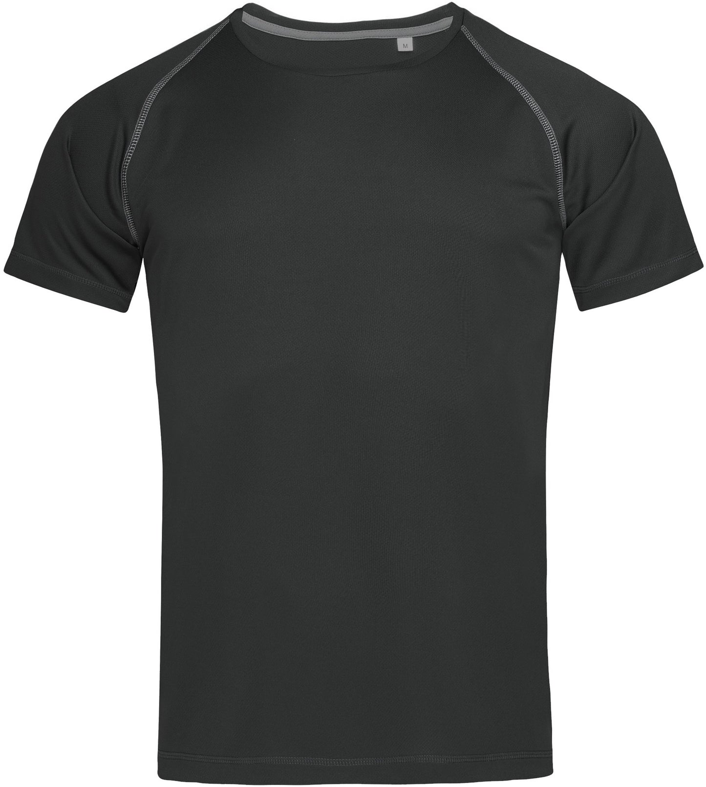 Stedman Active Sports Team Raglan T Mens - Black Opal