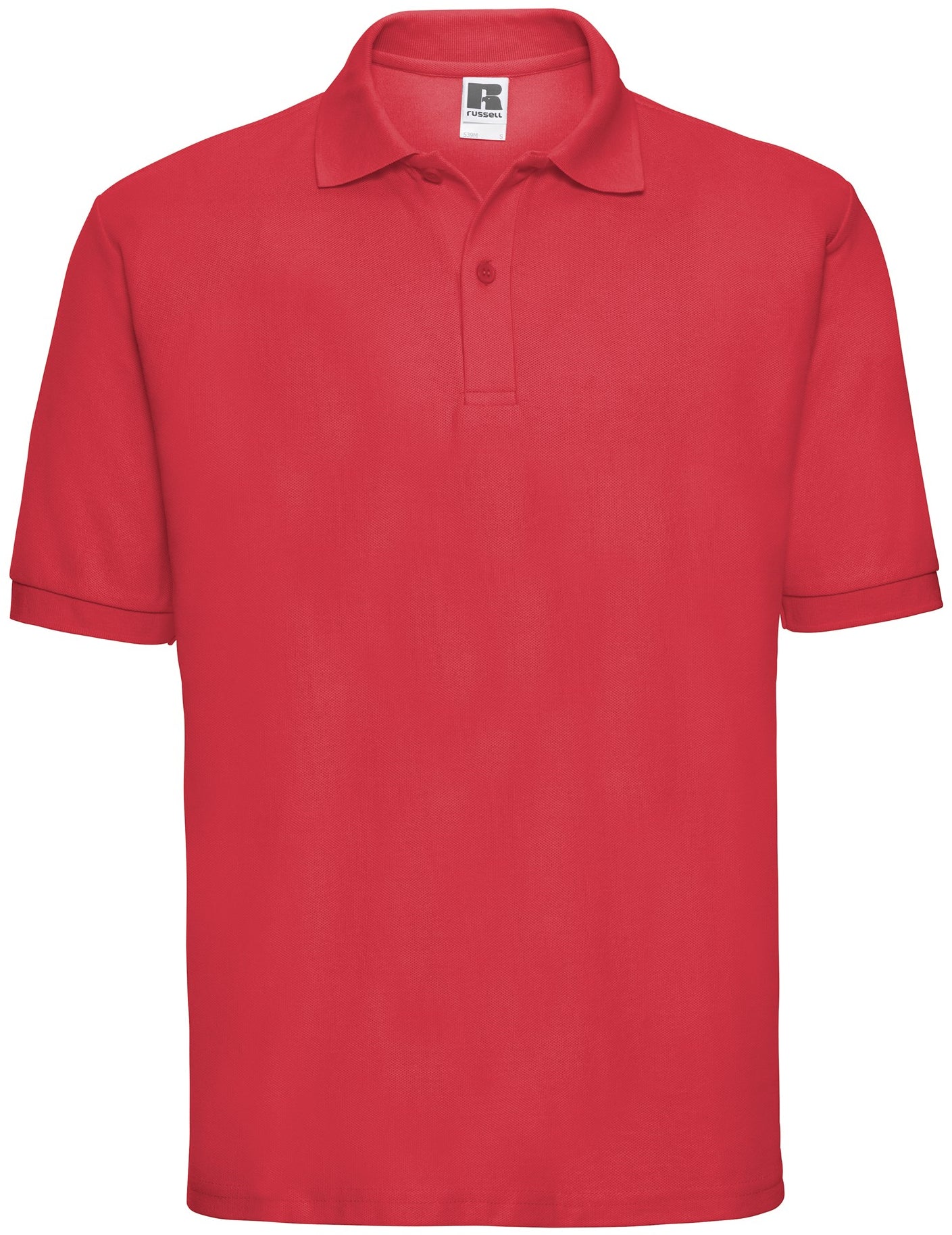 Russell Classic PolyCotton Polo - Bright Red