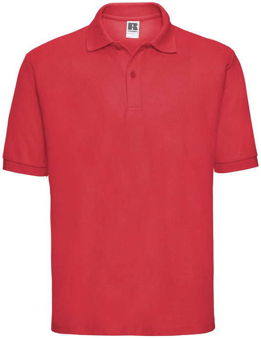 Russell Classic PolyCotton Polo - Bright Red