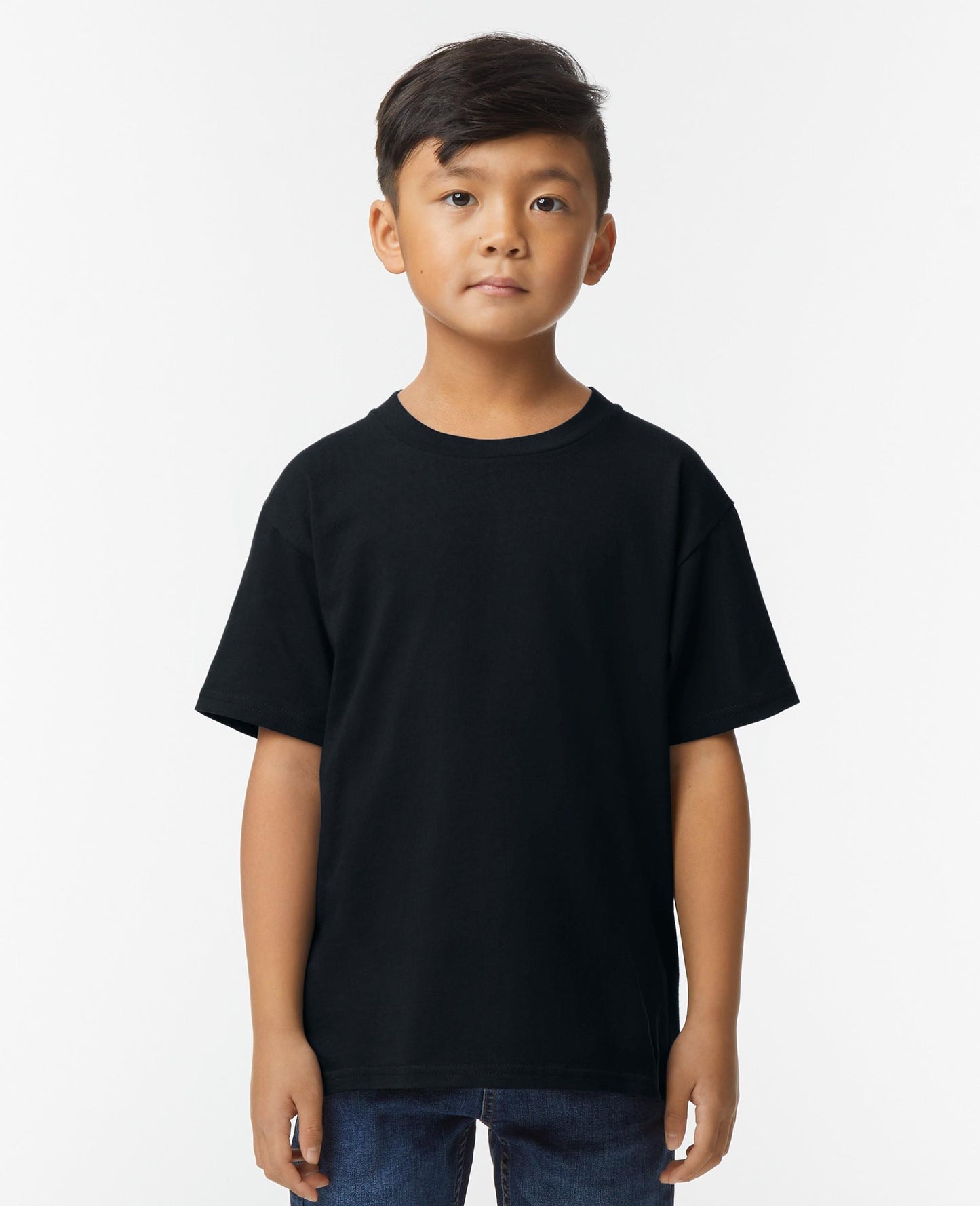 Gildan Softstyle Midweight Kids T - Pitch Black