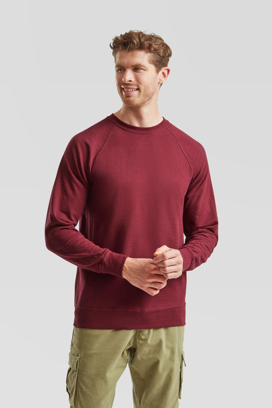 FotL Lightweight Raglan Sweat - Burgundy