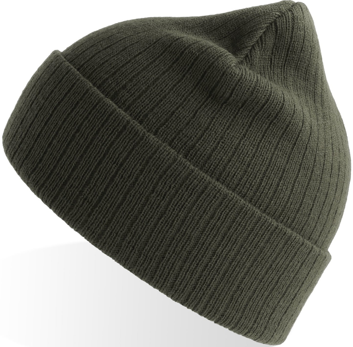 Atlantis Rio Recycled 3x1 Rib Cuffed Beanie - Olive