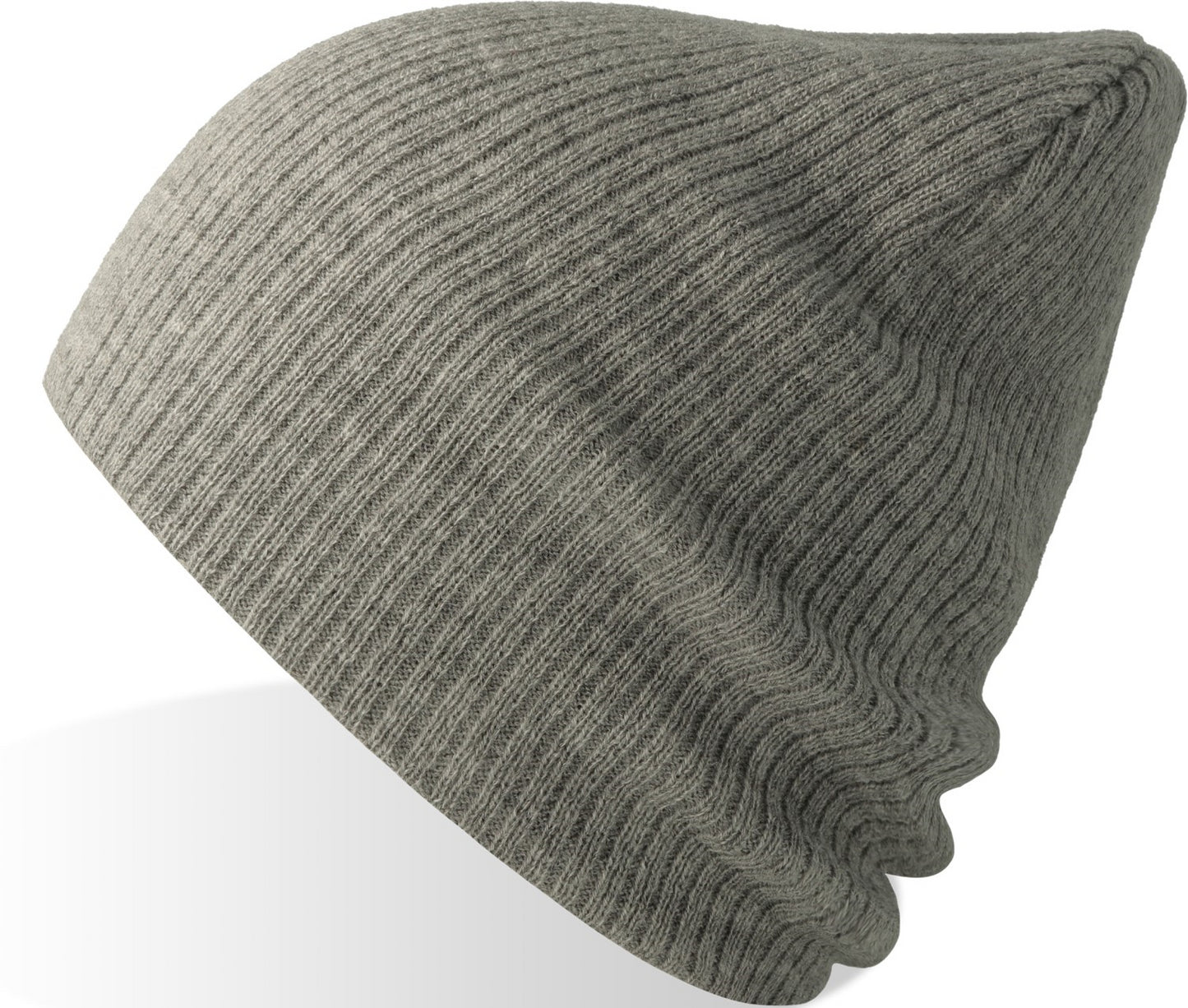 Atlantis Brad S Recycled Slouch Beanie - Light Grey Melange