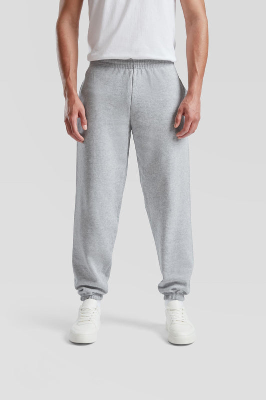FotL Classic Elastic Cuff Jog Pant - Heather Grey