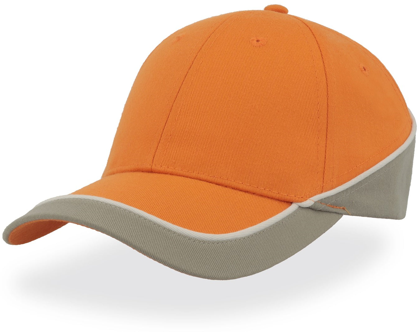 Atlantis Racing Teamwear 6 Panel Cap - Orange/Grey